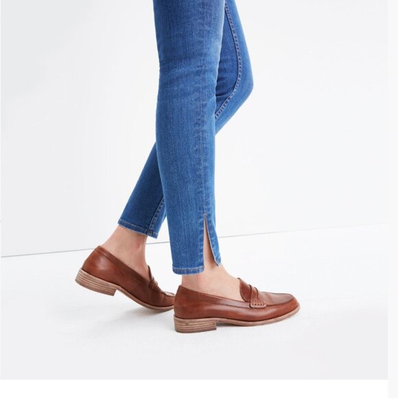 Madewell 9" High-Rise Skinny Jeans - Bonita Wash Side-Slit, Slim Fit, Size 27 - Picture 2 of 8